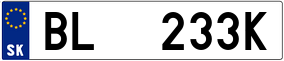 Truck License Plate